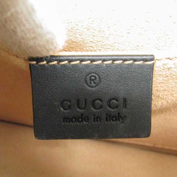 GUCCI Black Leather Sylvie Shoulder Bag - Picture 10 of 12